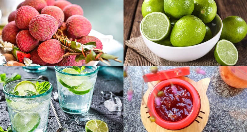 Nguyên liệu món ăn 3 cách làm soda vải