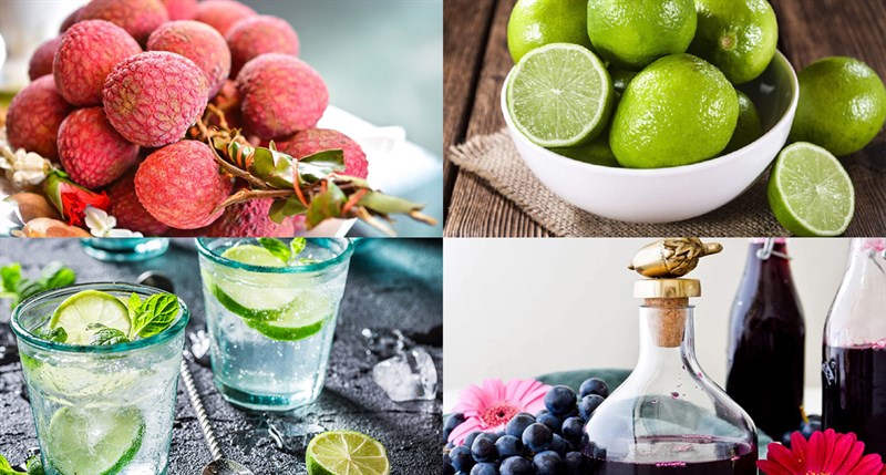 Nguyên liệu món ăn 3 cách làm soda vải