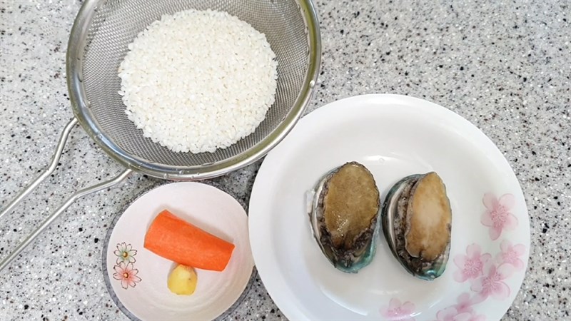 Nguyên liệu món ăn cháo bào ngư