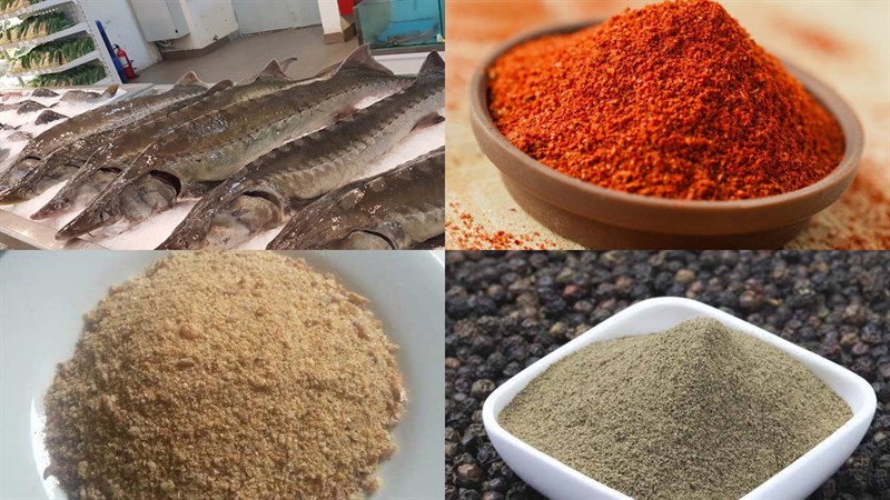 Nguyên liệu món ăn 3 cách làm cá tầm nướng