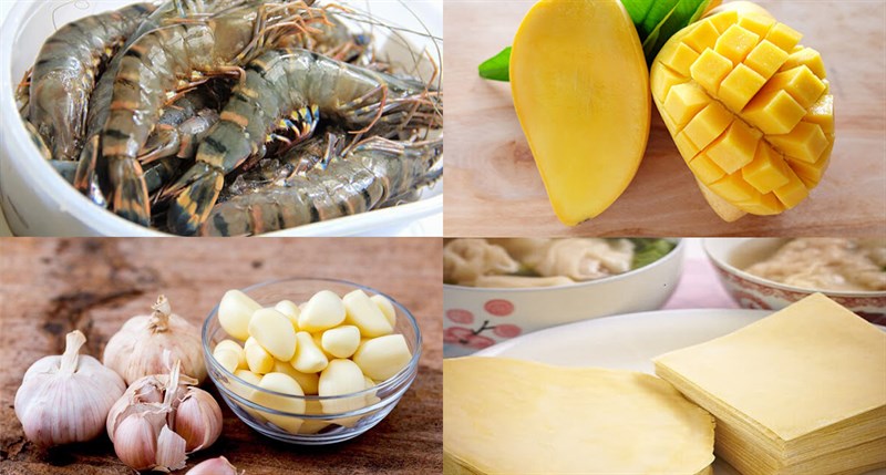 Nguyên liệu món ăn 2 cách làm sủi cảo nhân tôm