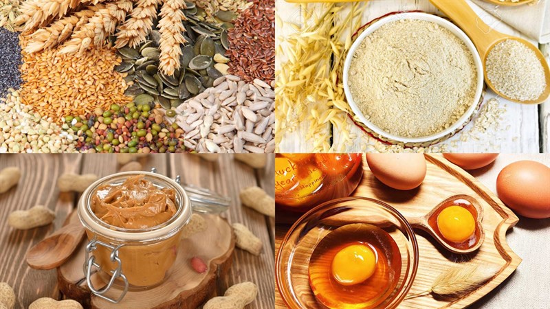 Nguyên liệu món ăn bánh trung thu nướng bằng bột yến mạch