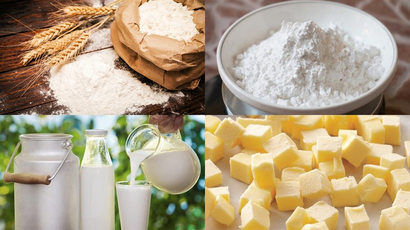 Nguyên liệu món ăn 3 cách làm bánh flan chay