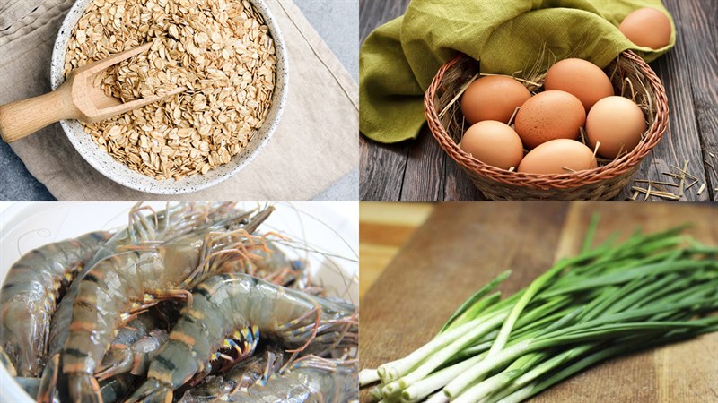 Nguyên liệu món ăn bánh yến mạch
