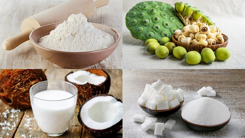 Nguyên liệu món ăn 3 cách làm bánh xu xê truyền thống