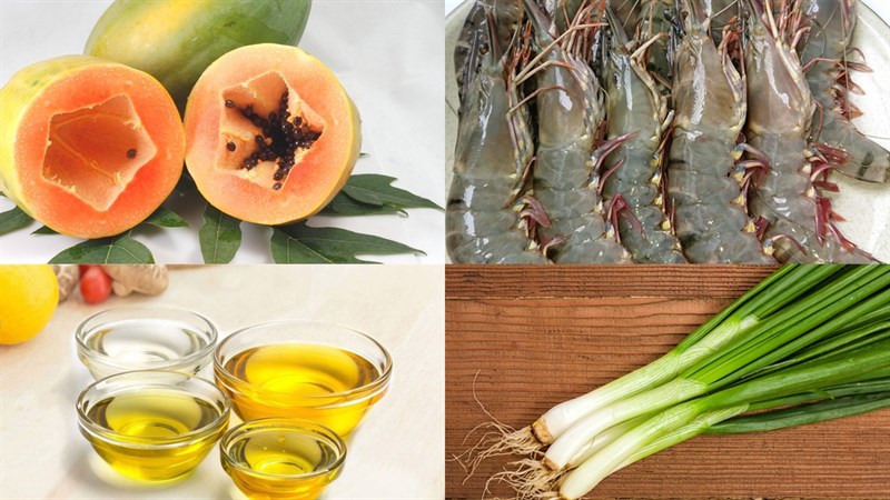 Nguyên liệu món ăn 3 cách nấu canh đu đủ