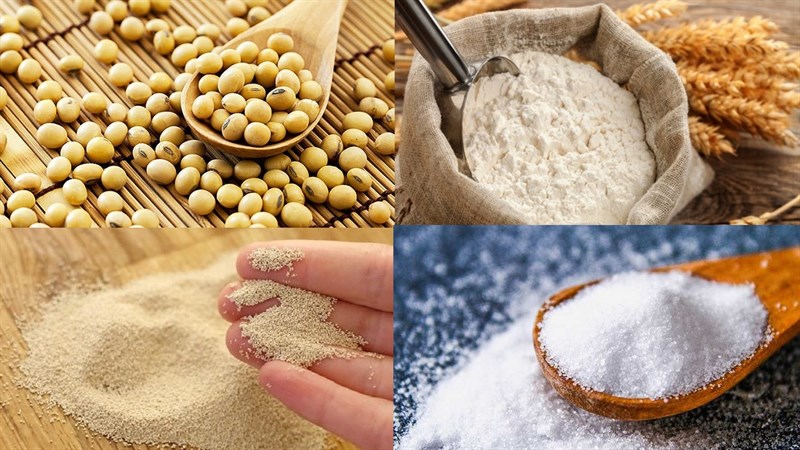 Nguyên liệu món ăn sườn non chay