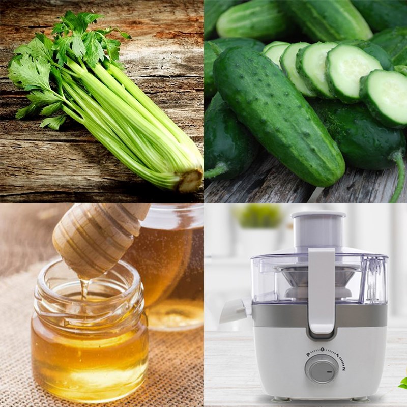 Nguyên liệu món ăn công thức rau cần tây làm đẹp da, vóc dáng