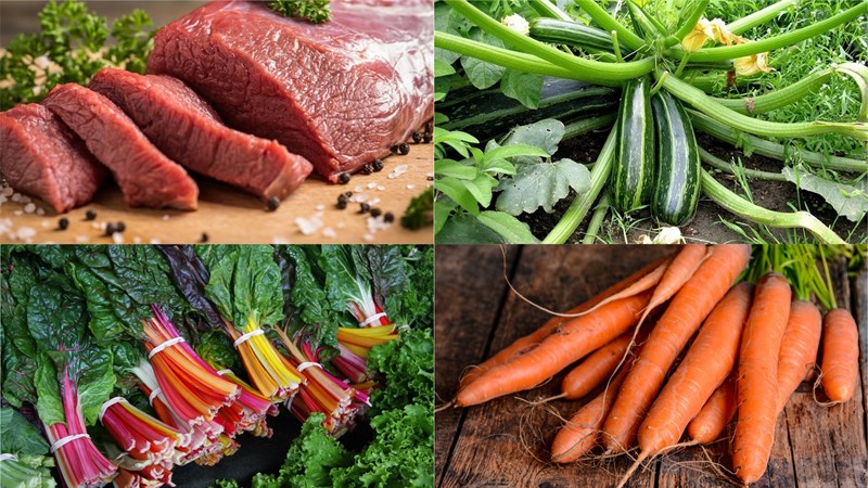 Nguyên liệu món ăn thịt bò nướng tảng