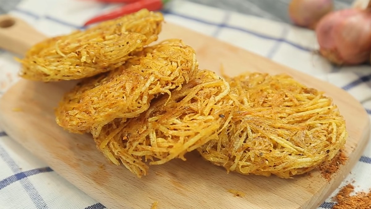 Bánh khoai tây chiên cay