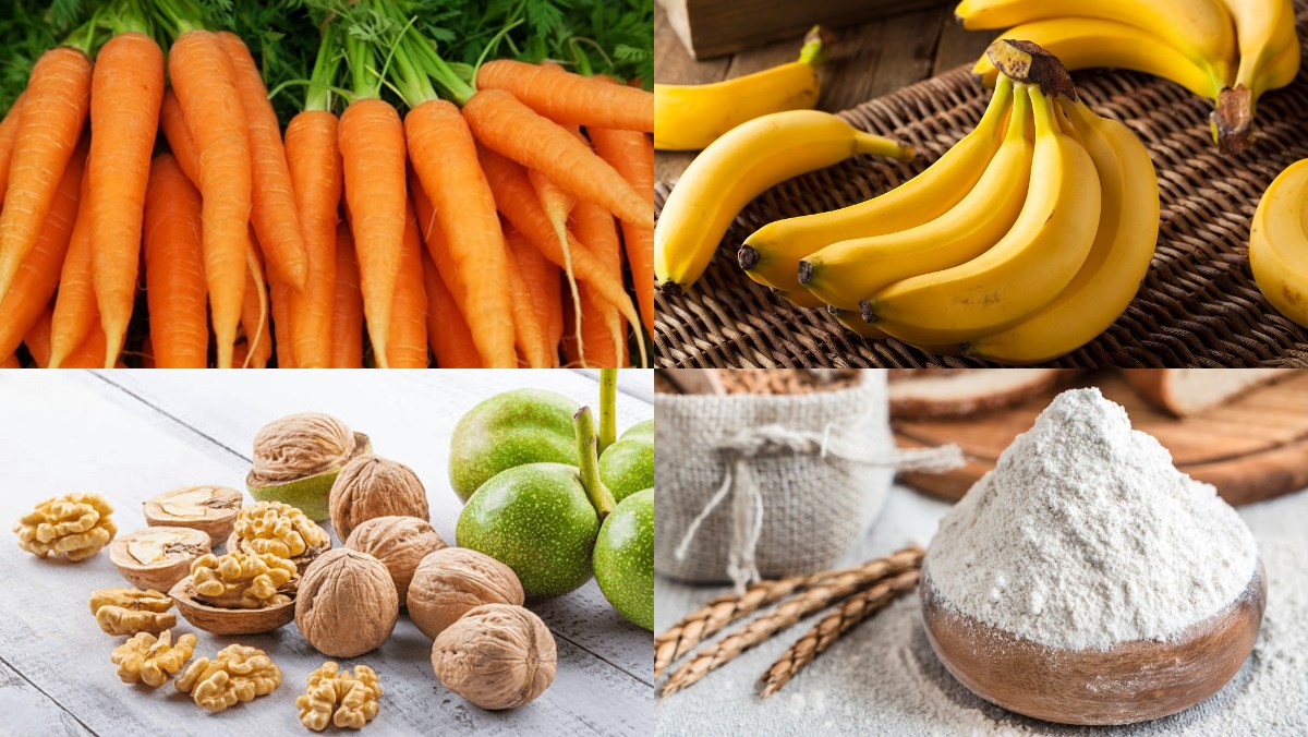 Nguyên liệu món ăn bánh chuối nướng bằng lò vi sóng