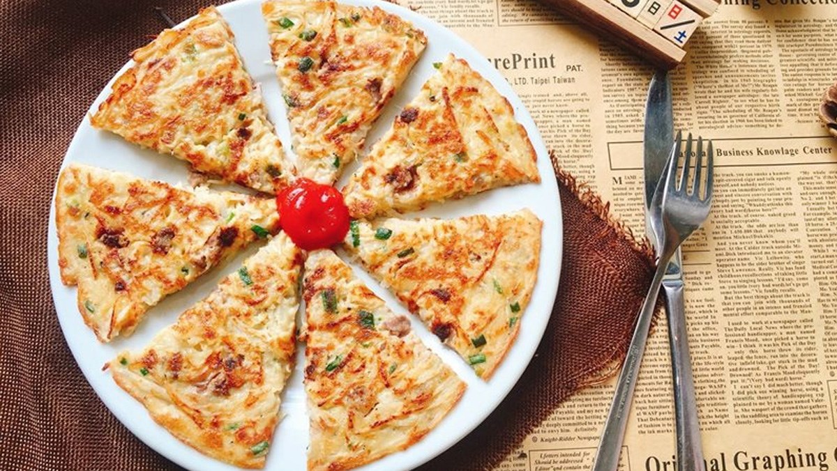 Bánh củ cải chiên giòn