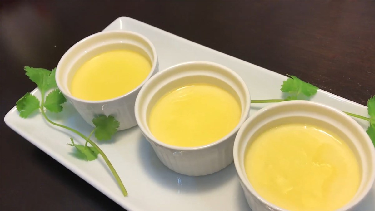 Bánh flan sữa tươi nướng
