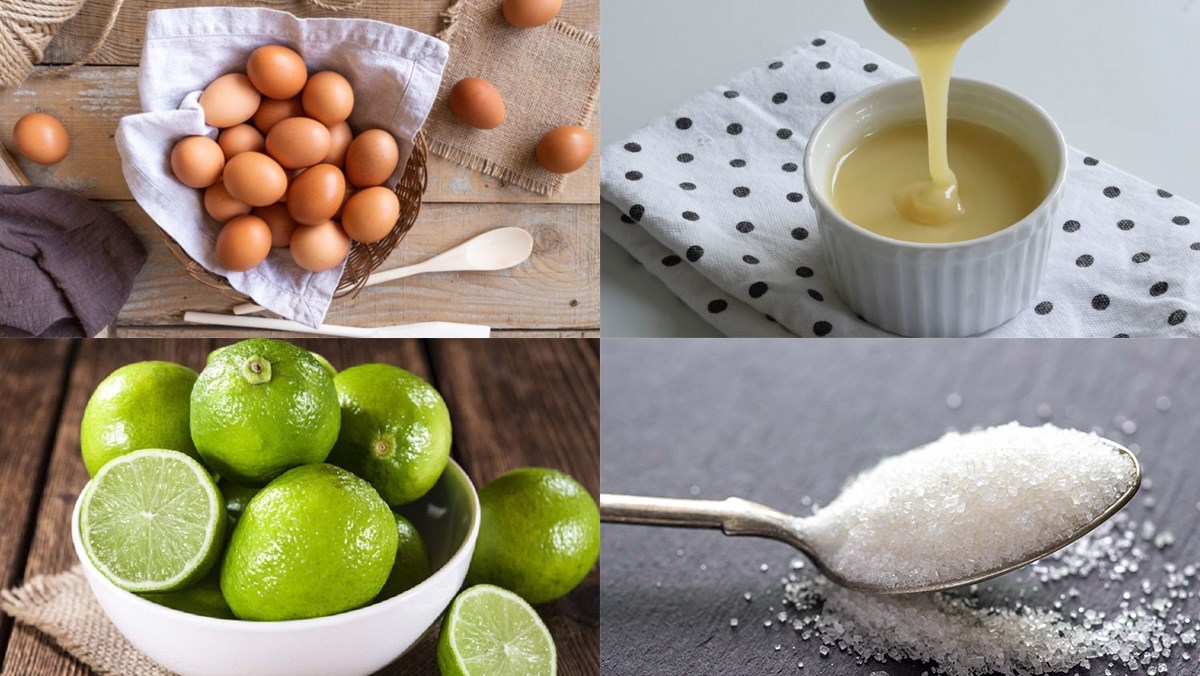 Nguyên liệu món ăn bánh flan nướng
