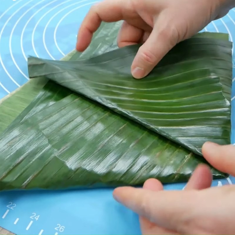 Bước 8 Gói bánh Bánh ú bá trạng chóp