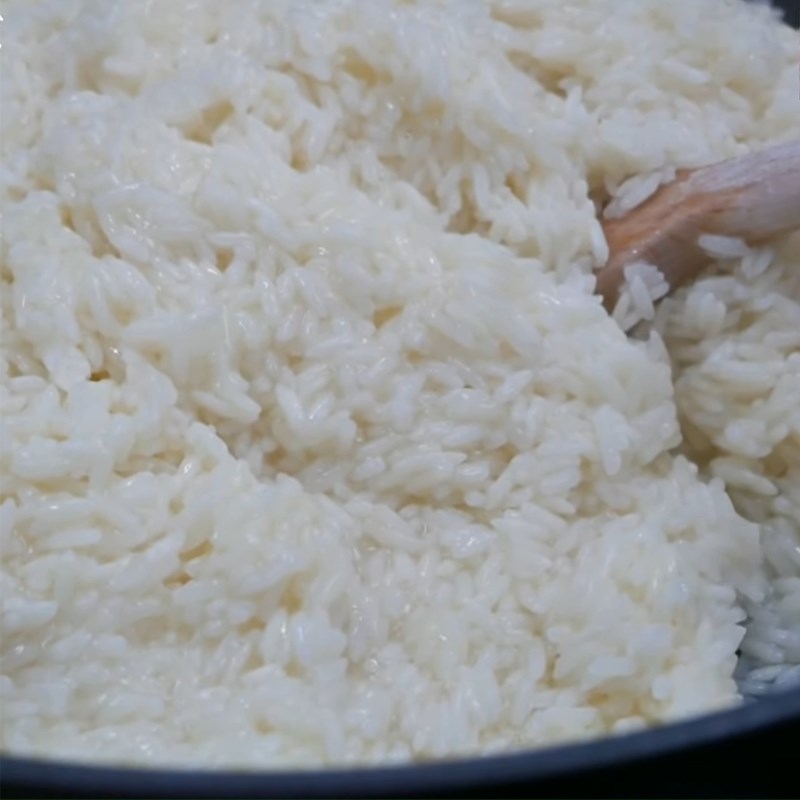 Bước 6 Chuẩn bị nếp Bánh ú bá trạng chóp