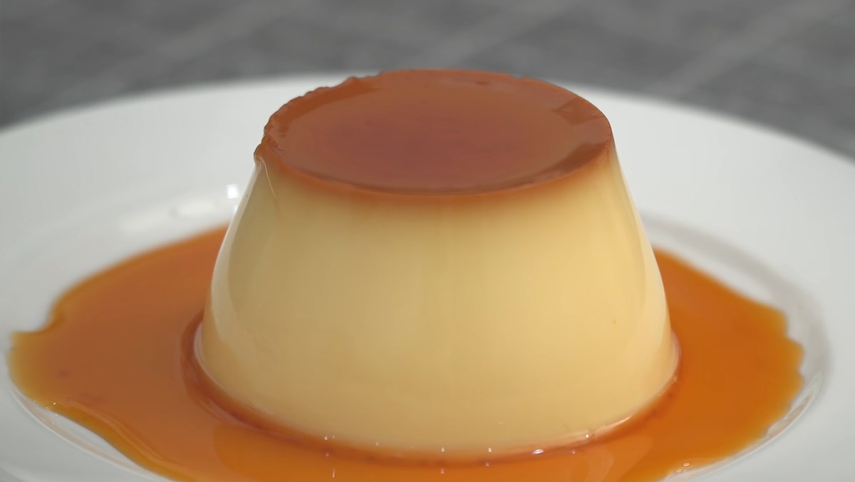 Bánh flan whipping cream nướng