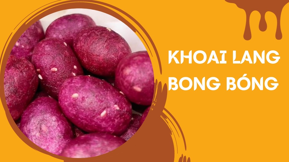 Bánh khoai lang bong bóng (Công thức được chia sẻ từ Tiktok Cách Nấu Ngon cùng Điện máy XANh)