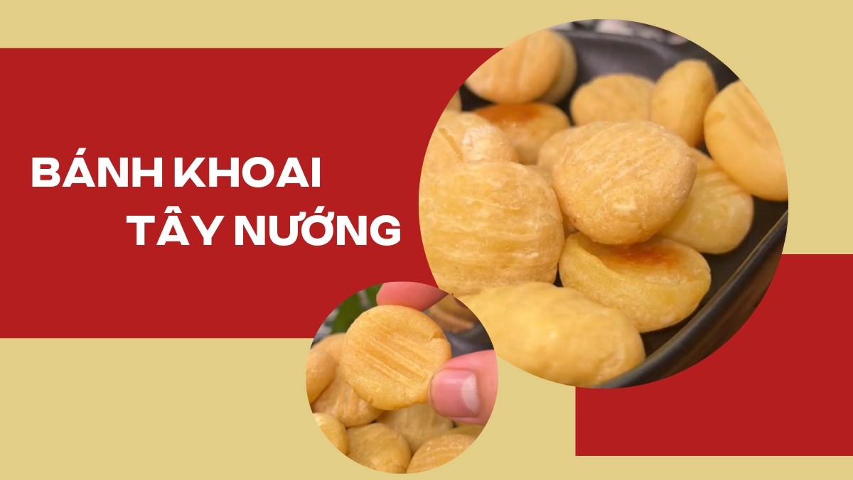 Bánh khoai tây nướng (Công thức được chia sẻ từ Tiktok Cách Nấu Ngon cùng Cách Nấu Ngon)