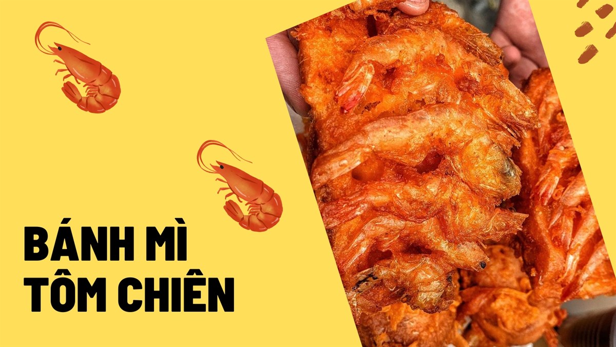 Bánh mì tôm chiên (Công thức được chia sẻ từ Tiktok Cách Nấu Ngon cùng Cách Nấu Ngon)