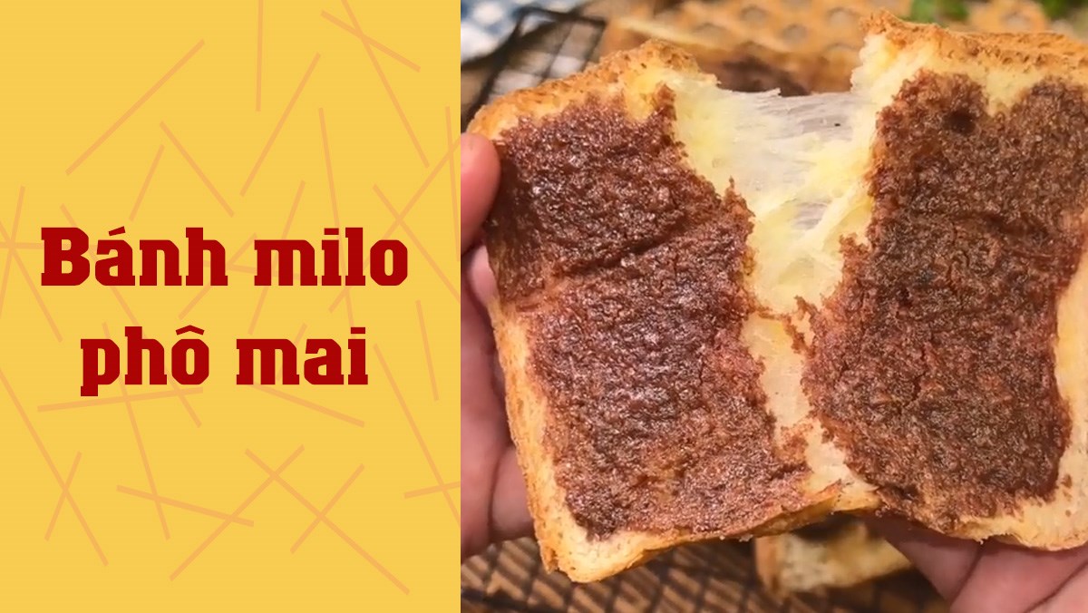 Bánh milo phô mai (Công thức được chia sẻ từ TikTok Cách Nấu Ngon cùng Cách Nấu Ngon)
