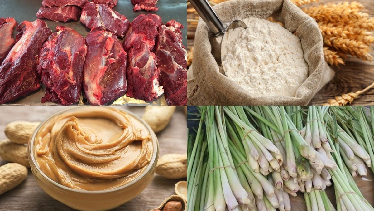 Nguyên liệu món ăn bánh ướt cuốn thịt nướng hội an