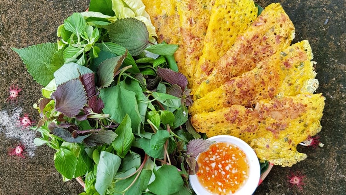 Bánh xèo tôm thịt (công thức được chia sẻ từ người dùng)