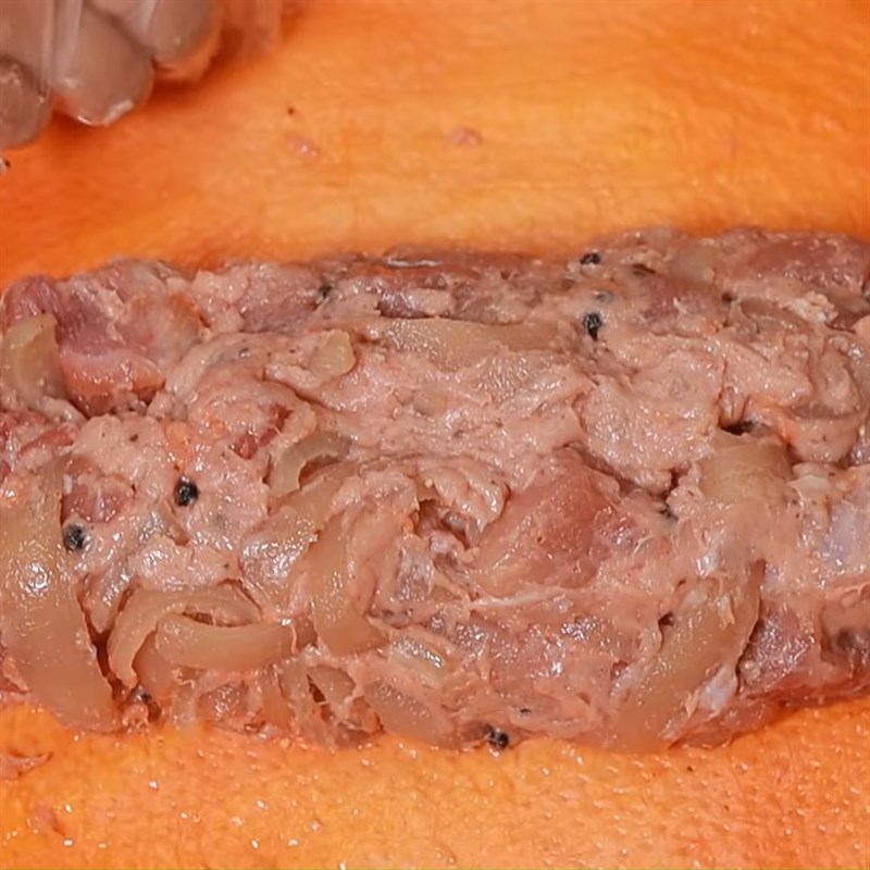 Bước 5 Bó thịt nguội Thịt nguội bánh mì đỏ