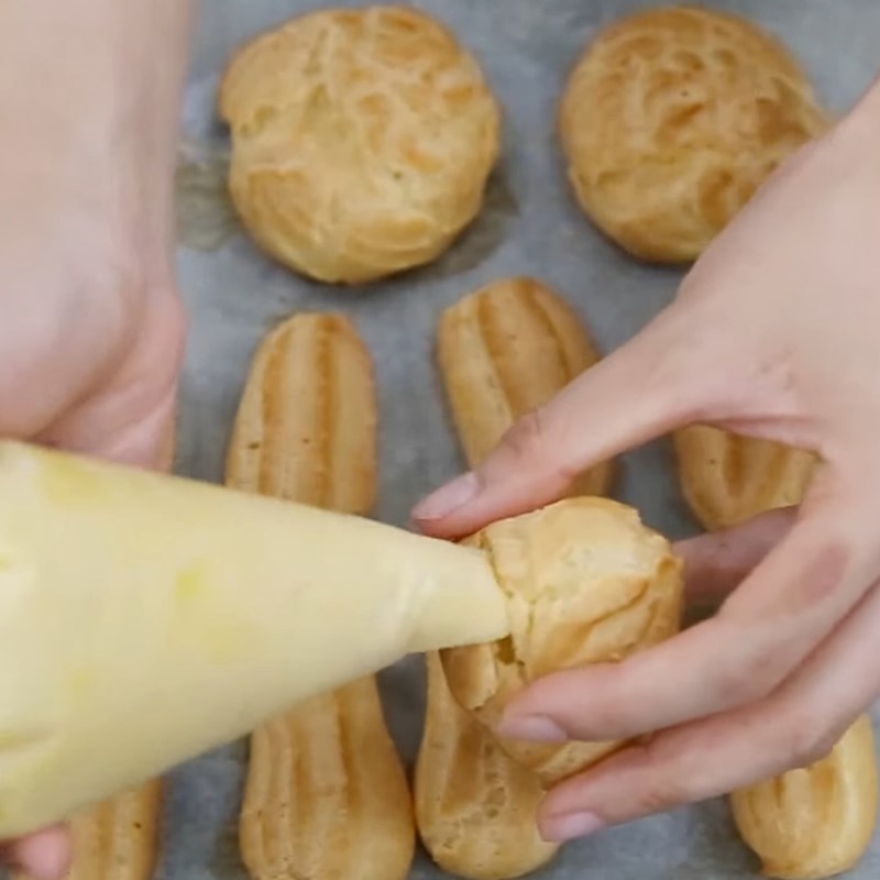Bước 4 Bơm nhân Bánh su kem