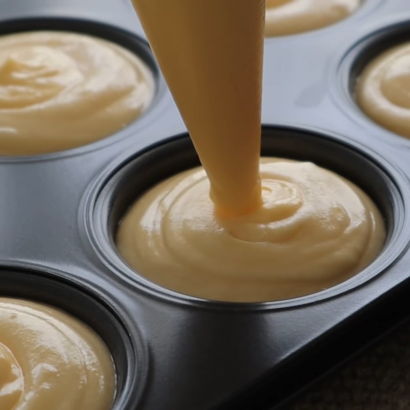 Bước 6 Bơm nhân bánh Bánh muffin kem phô mai