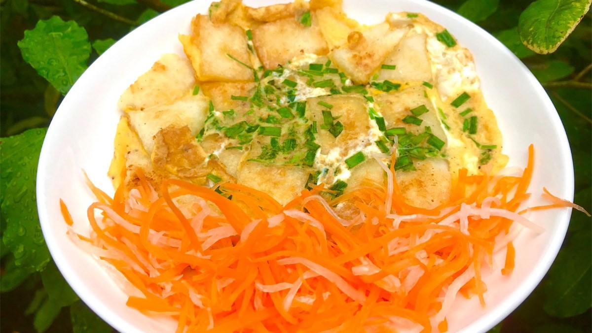 Bột chiên từ cơm nguội