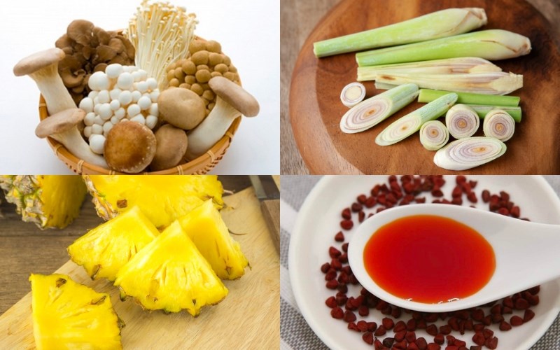 Nguyên liệu món ăn bún bo huế chay