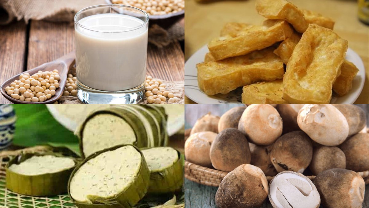 Nguyên liệu món ăn bún riêu chay