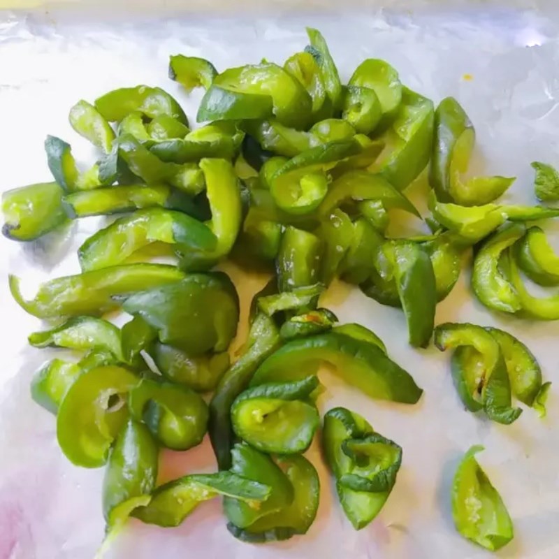 Bước 1 Sơ chế nguyên liệu Mắm dưa cà pháo