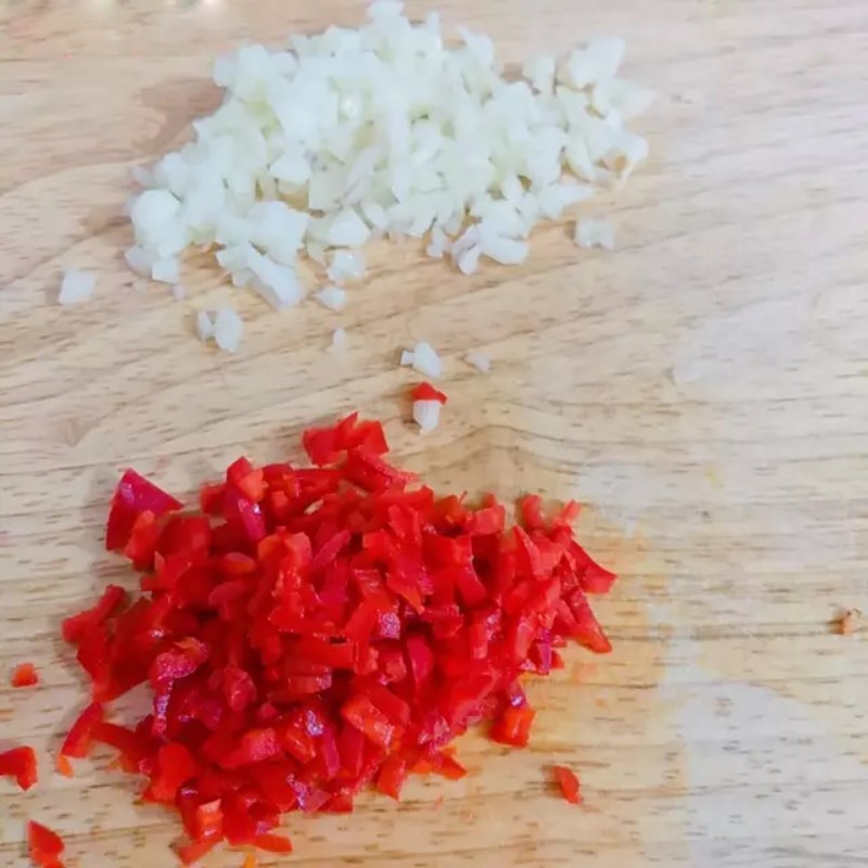 Bước 1 Sơ chế nguyên liệu Mắm dưa cà pháo