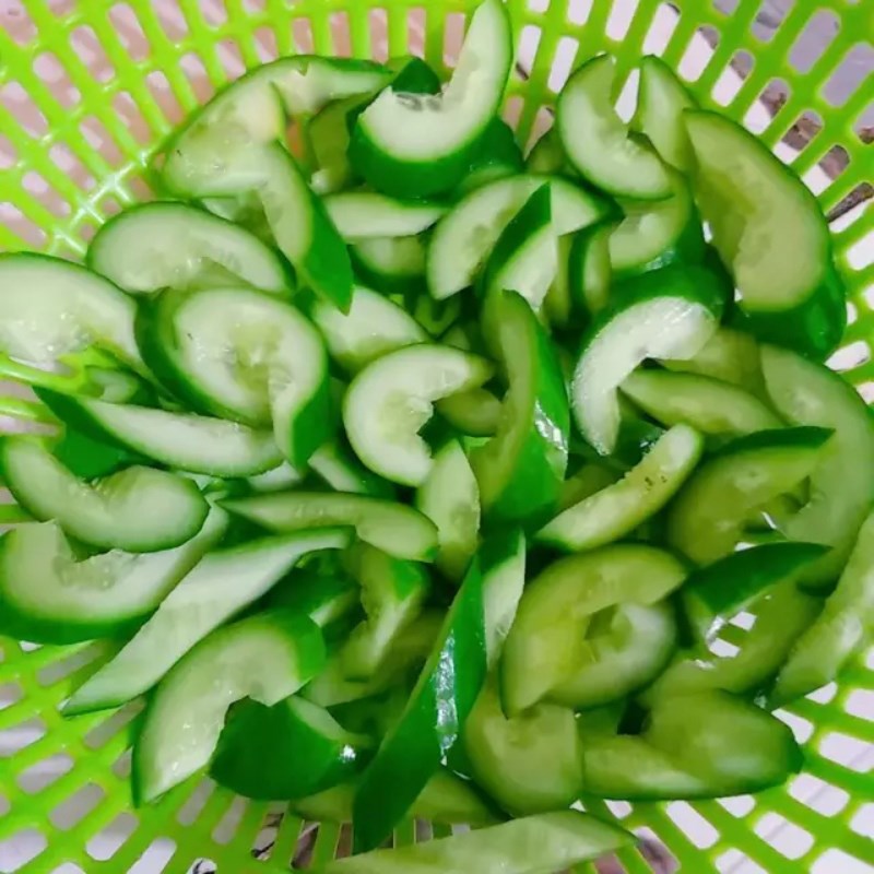 Bước 1 Sơ chế nguyên liệu Mắm dưa cà pháo