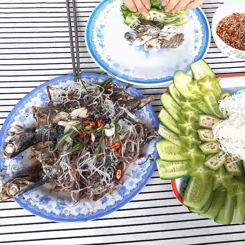 Bước 8 Thành phẩm Cá nục hấp cuốn bánh tráng