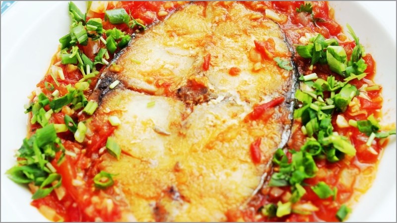 Cá bớp kho cà chua