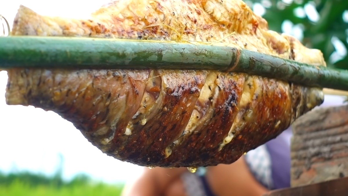 Cá chép nướng nghệ