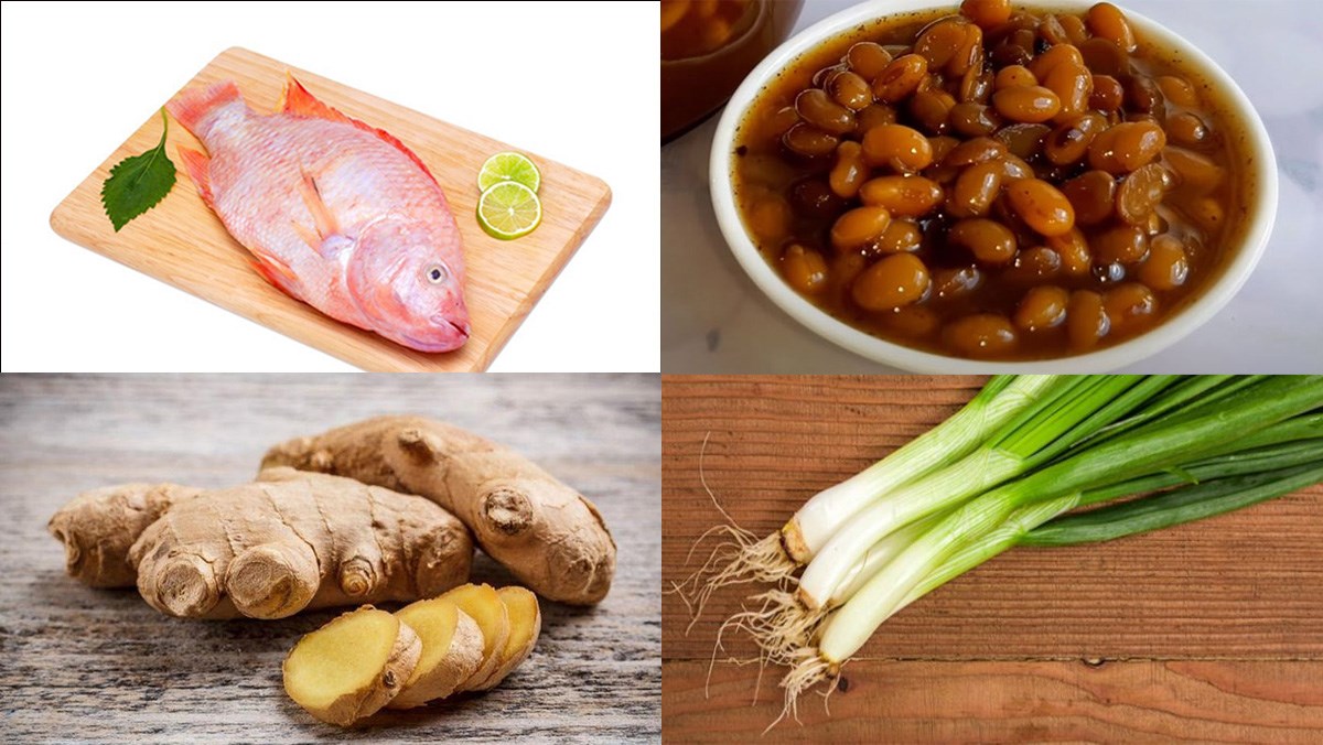 Nguyên liệu món ăn 2 cách làm cá diêu hồng kho tương hột