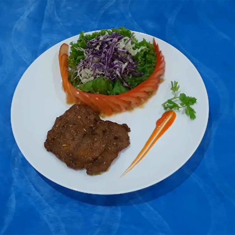 Bước 5 Thành phẩm Bò nướng ngũ vị bằng lò than