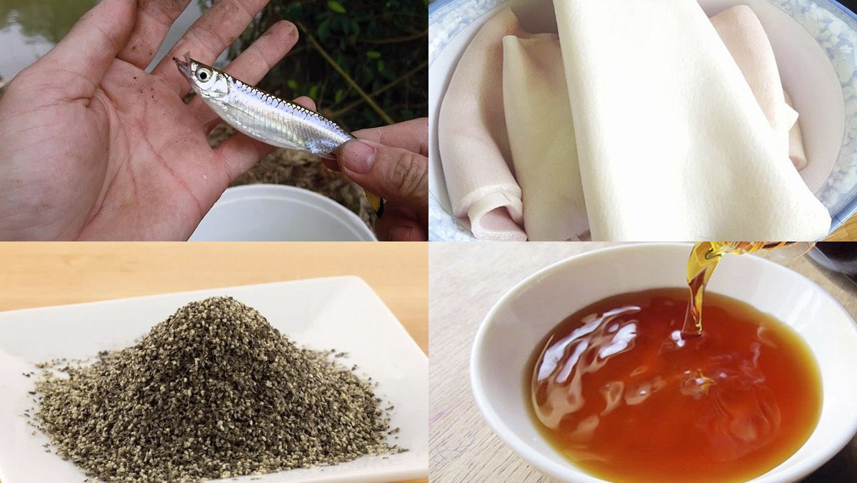 Nguyên liệu món ăn cá lòng tong kho tiêu