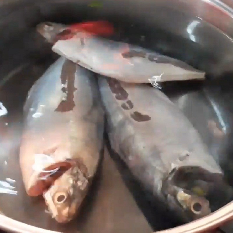 Bước 3 Nấu canh Cá ngân nấu ngót