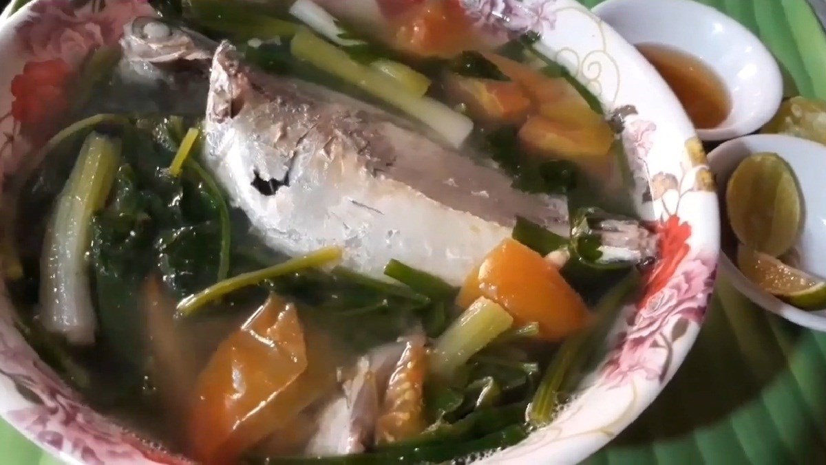 Cá ngân nấu ngót