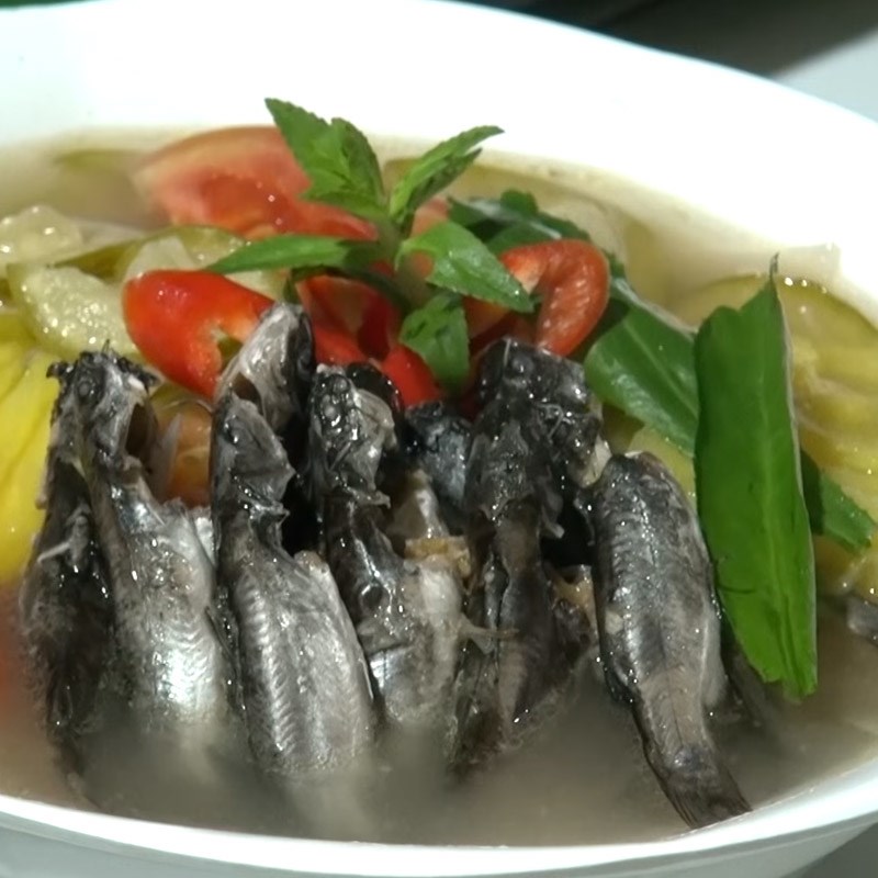 Bước 5 Thành phẩm Canh chua cá ngạnh nấu măng chua