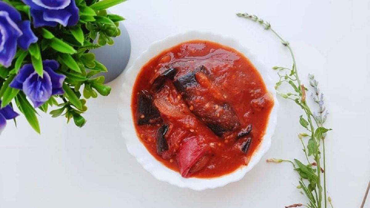 Cà tím sốt cà chua