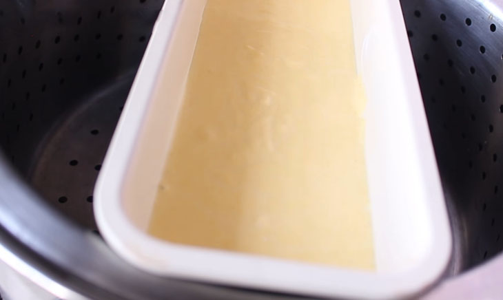 Bước 4 Hấp bánh Bánh bí đỏ hấp