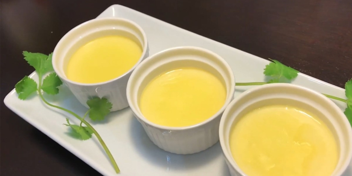 4 công thức làm bánh flan nướng thơm béo, mịn màng không bị rỗ dễ thành công 53 cach lam banh flan bang lo nuong cuc don gian chi voi avt 1200x676 1