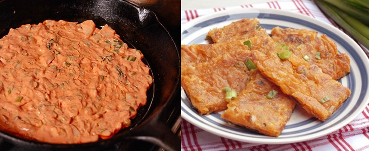 Bước 3 Chiên bánh Bánh kim chi chiên