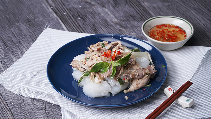 Bước 3 Thành phẩm Bánh ướt lòng gà